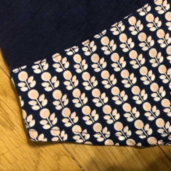 MAISON JULES silky/cotton panel blouse tee - Picture 4 of 8